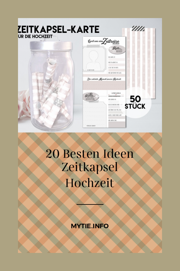 20 Besten Ideen Zeitkapsel Hochzeit